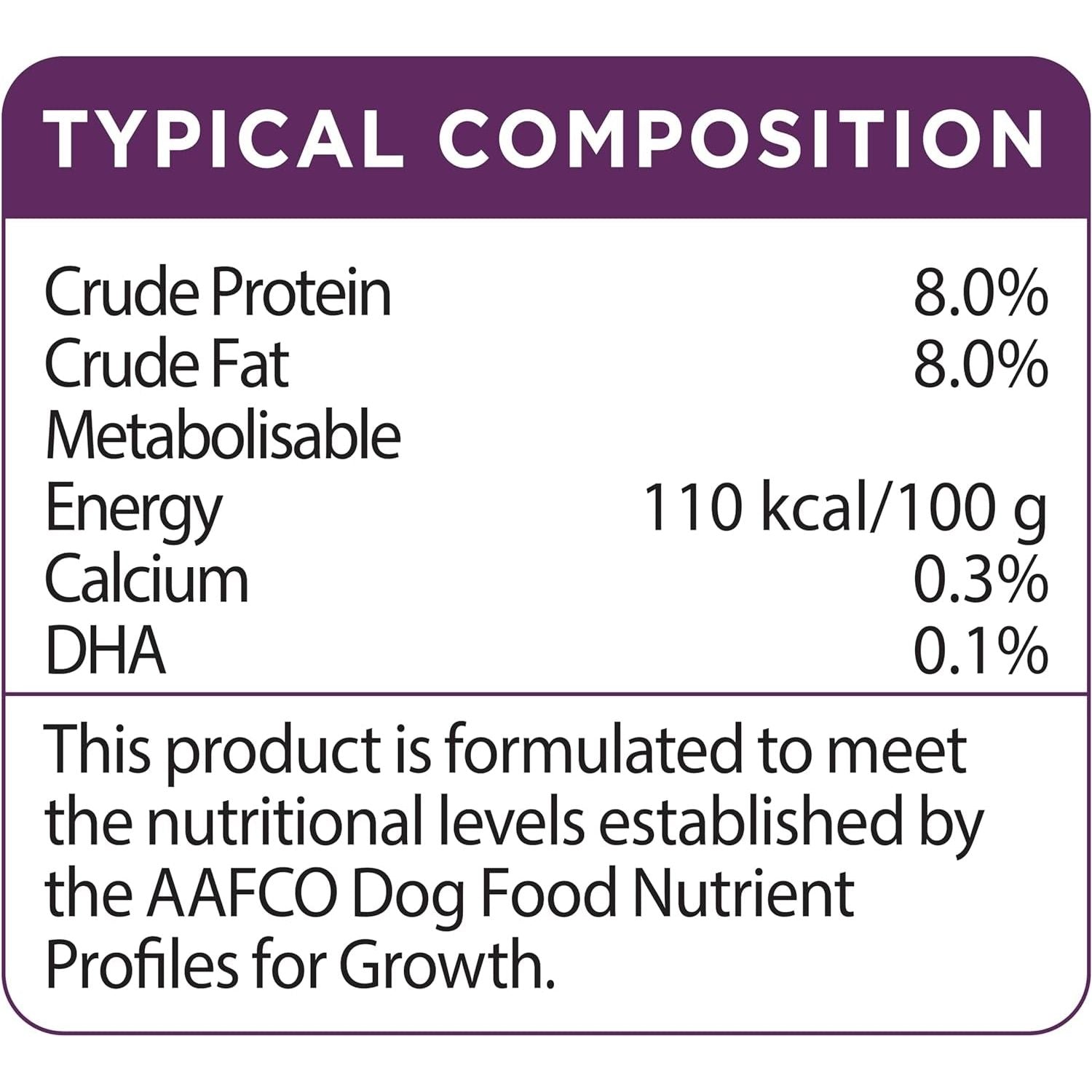 Chicken and Rice Wet Puppy Food, 12 Cans, Medium - Paws and Pats