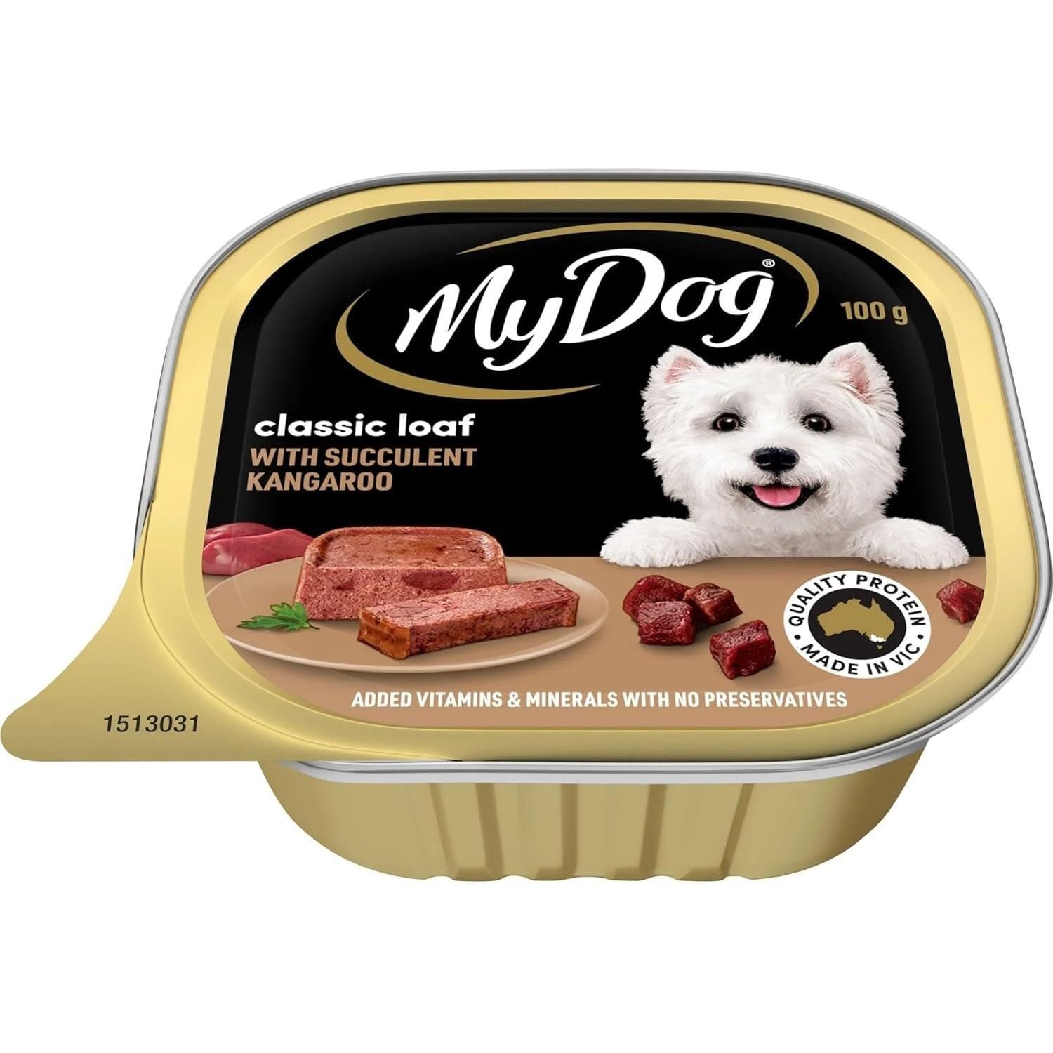 Classic Loaf with Succulent Kangaroo Dog Food 100 G (Pack of 6) - Paws and Pats