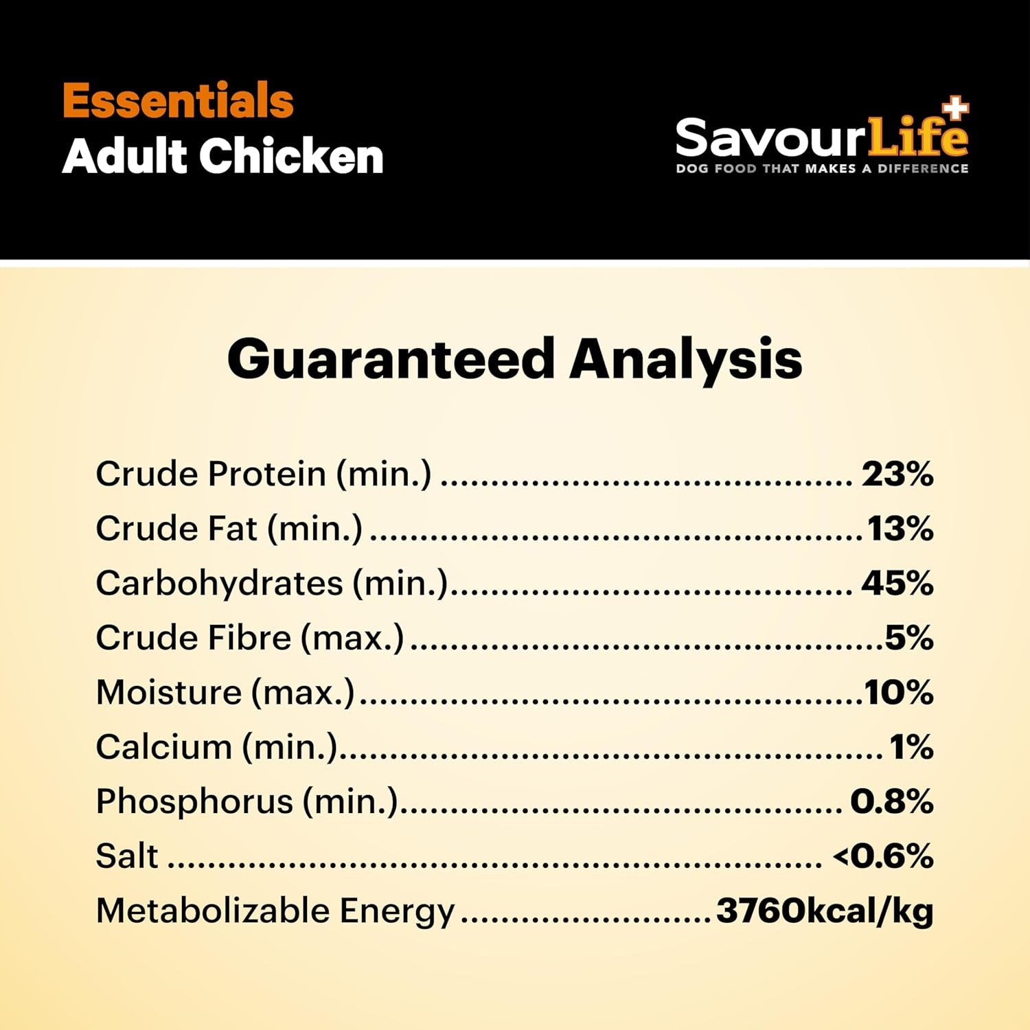 Essentials Chicken Adult Dog Food 3Kg - Paws and Pats