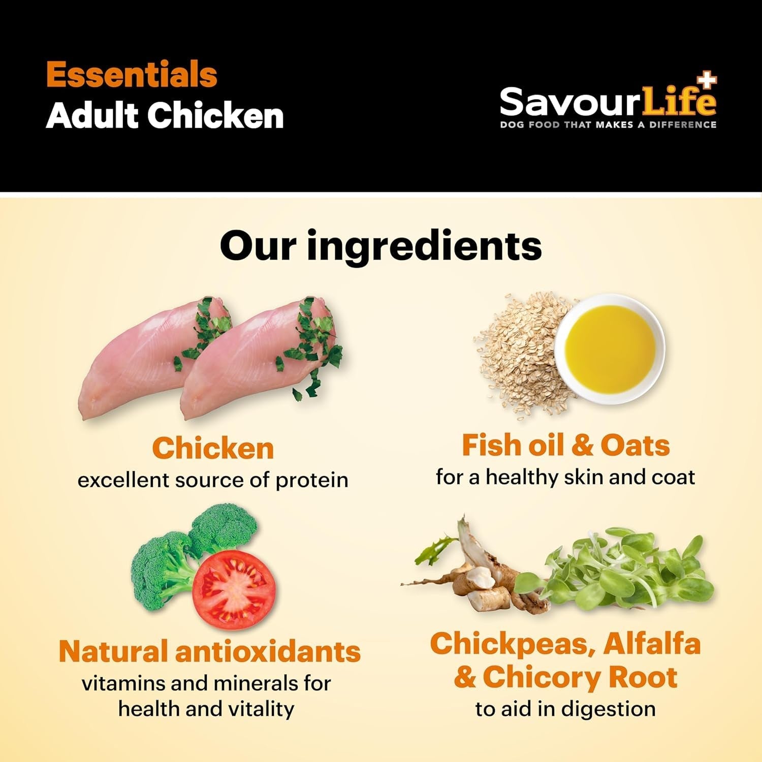 Essentials Chicken Adult Dog Food 3Kg - Paws and Pats