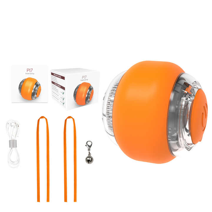 Interactive Electric Cat Toy Ball – Rechargeable Smart Rolling Pet Ball - Paws and PatsPet Care > Toys > Cat Toys