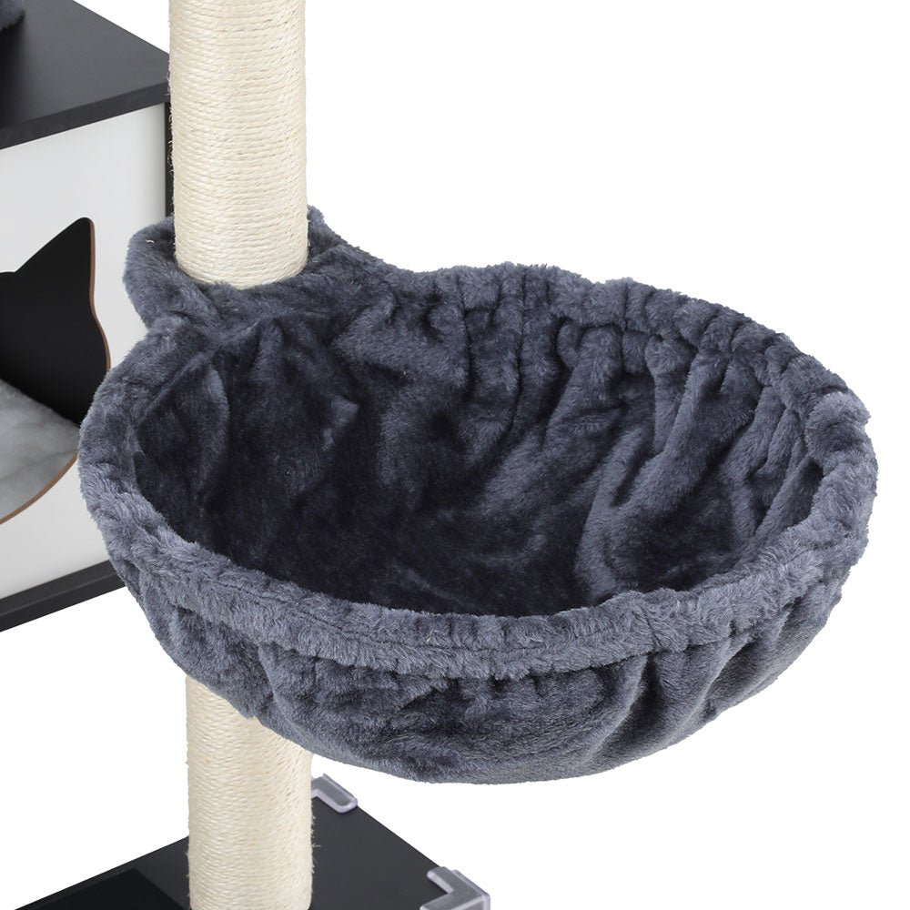 i.Pet Cat Tree Tower Scratching Post Scratcher 144cm Wood Bed Condo House Cabinet - Paws and PatsPet Care > Cat Supplies > Cat Scratching Posts