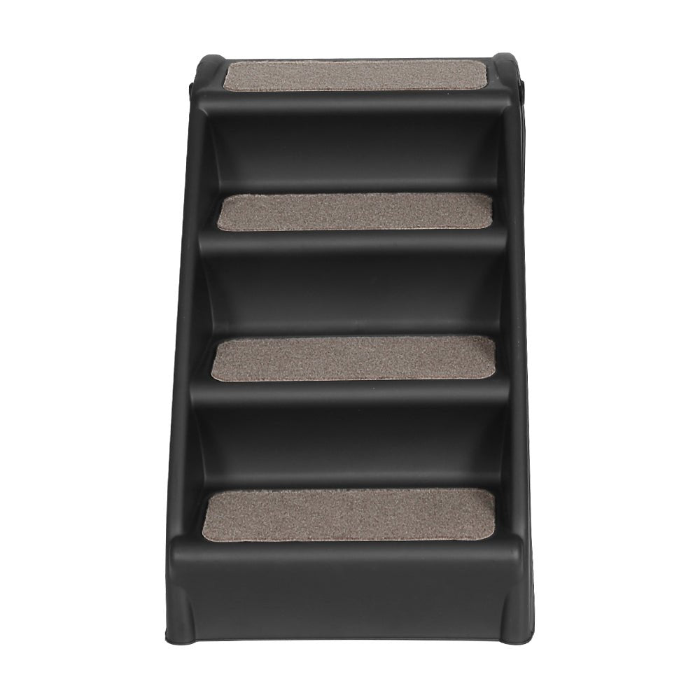i.Pet Dog Ramp Steps For Bed Sofa Car Pet Stairs Ladder Portable Foldable Black - Paws and PatsPet Care > Dog Supplies > Dog Steps & Ramps