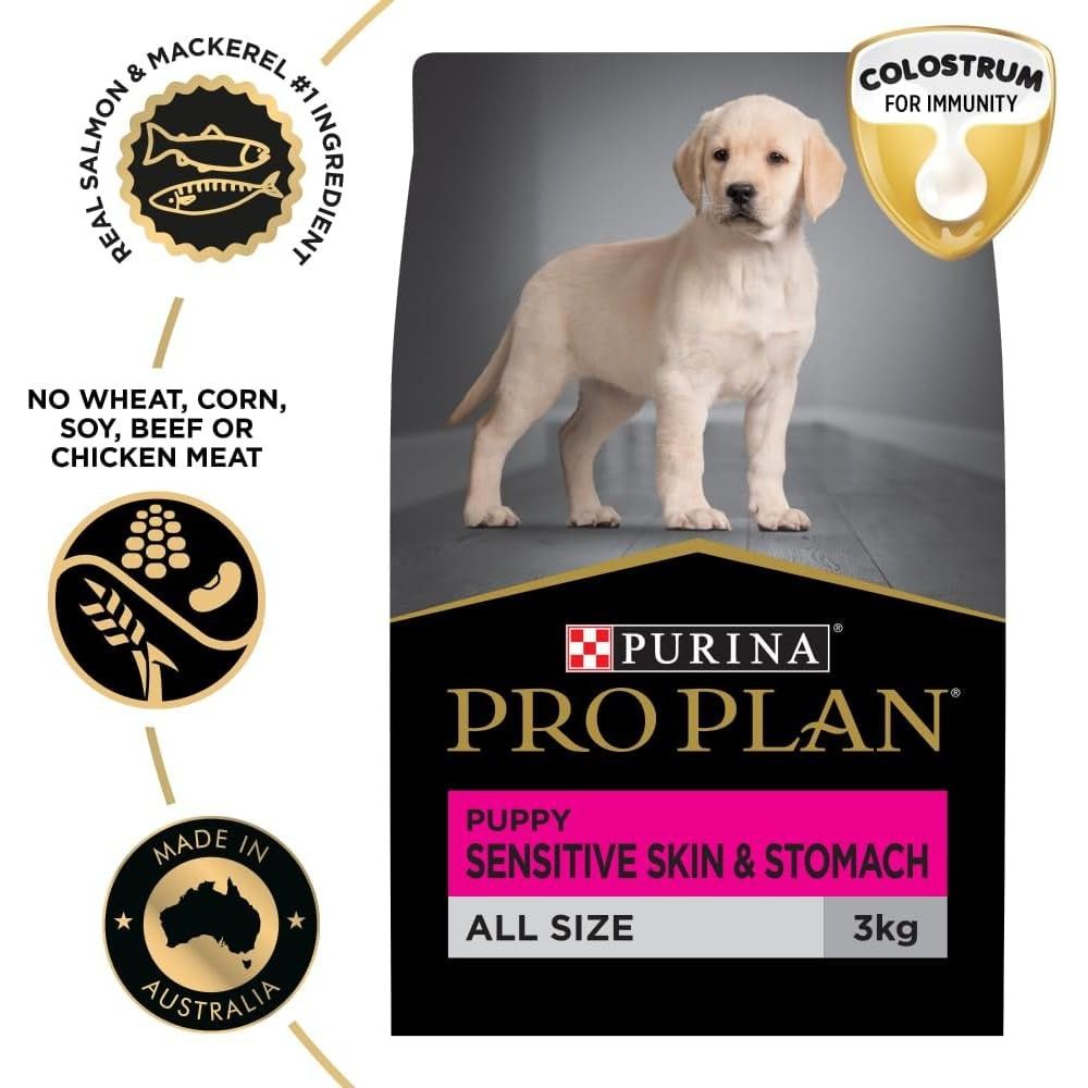 PRO PLAN Puppy Dry Dog Food Salmon and Mackerel 3Kg - Paws and Pats