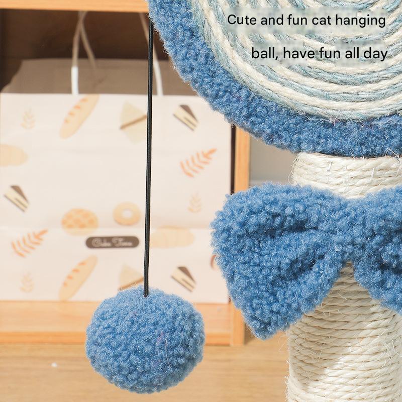 Red Durable Mushroom Cat Scratching Post - Anti - Slip, No Debris Cat Scratch Pad with Sofa Protection for Small Cats - Paws and PatsPet Care > Cat Supplies > Cat Scratching Posts
