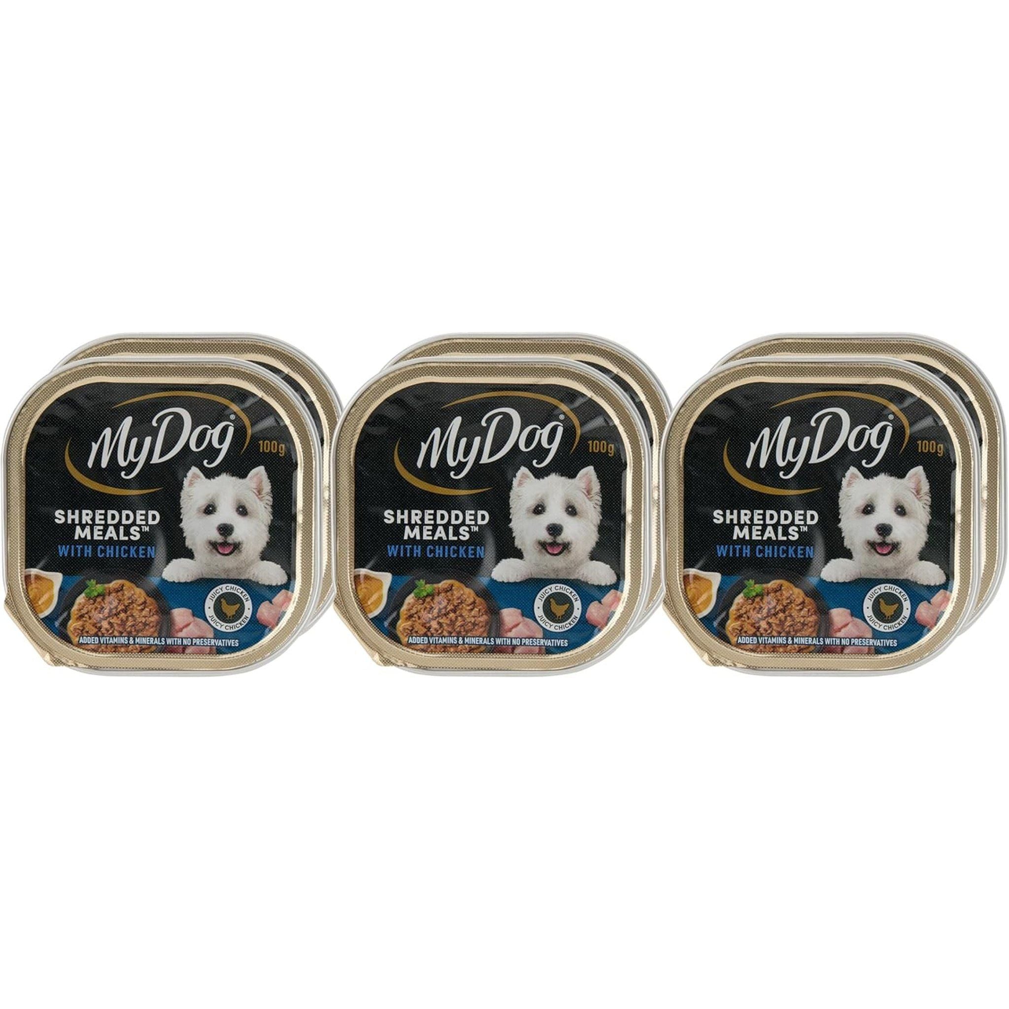 Shredded Chicken Meals for Dog 100 G (Pack of 6) - Paws and Pats