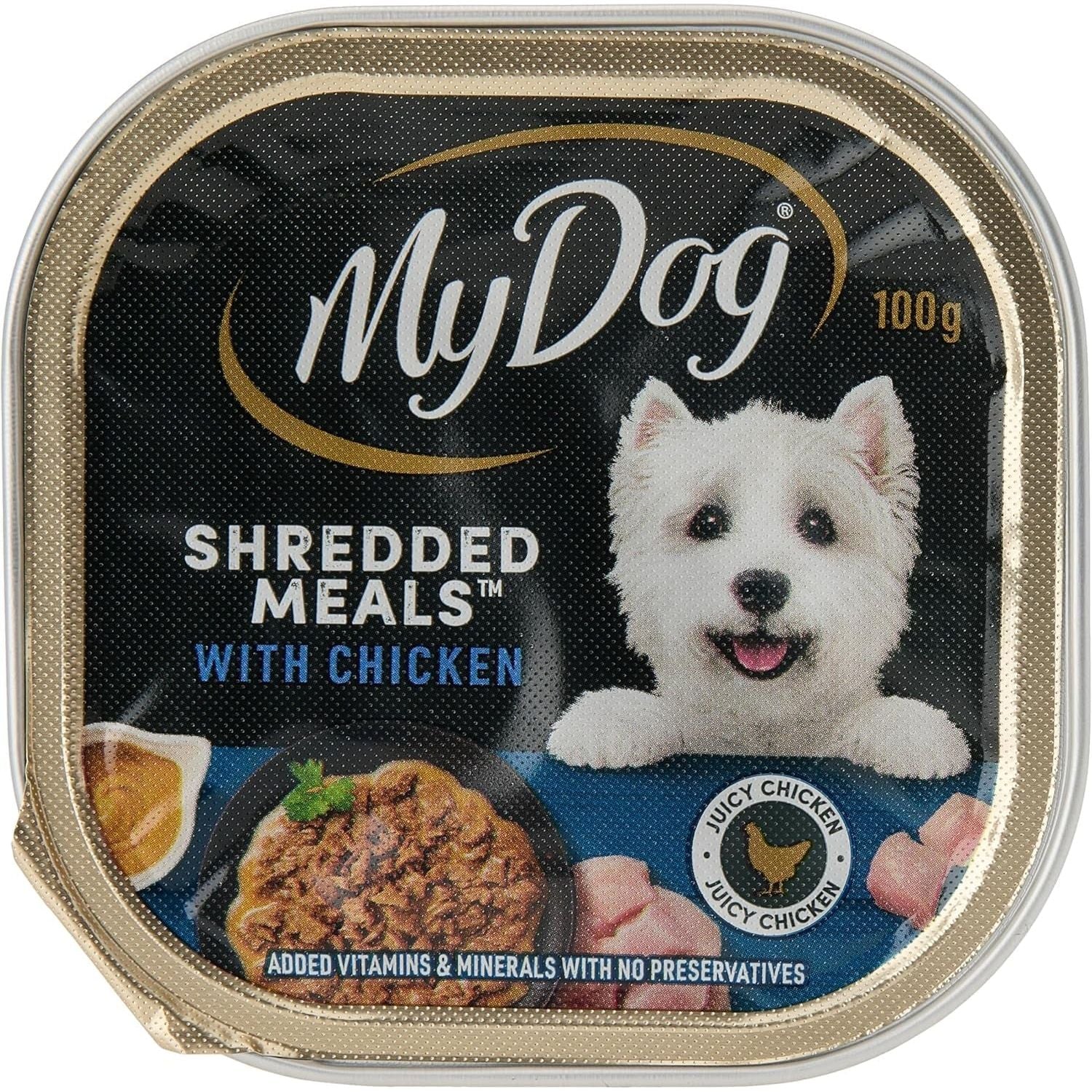 Shredded Chicken Meals for Dog 100 G (Pack of 6) - Paws and Pats
