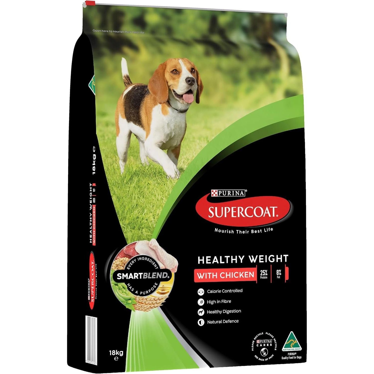 SUPERCOAT SMARTBLEND Adult Dry Dog Food Chicken 18Kg - Paws and Pats