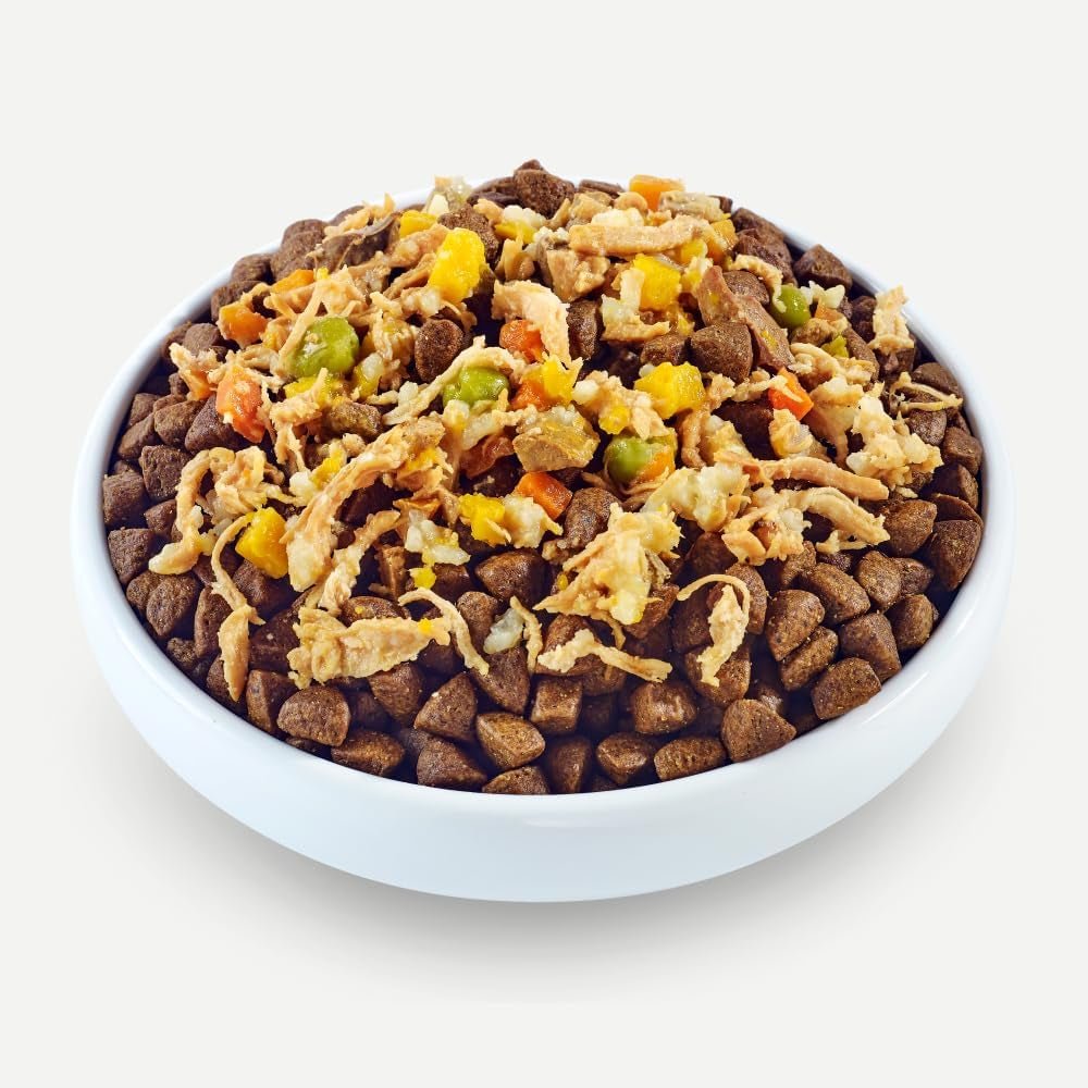 Taste Toppers 100% Natural Wet Dog Food Chicken Breast with Vegetables in Broth Tin 156G (Pack of 16), Limited Ingredients Pet Food - Paws and Pats