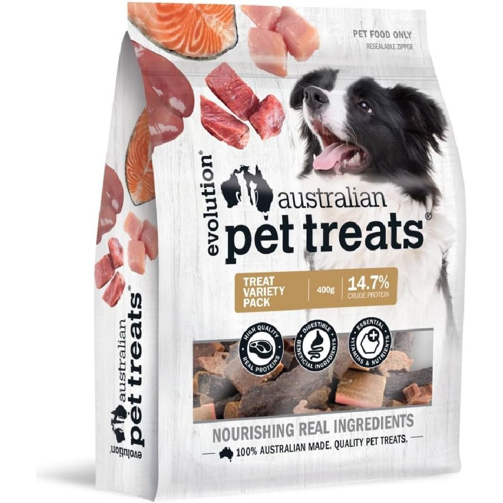Treat Variety Pack of Mixed Soft Treats for Dogs 400G - Paws and Pats