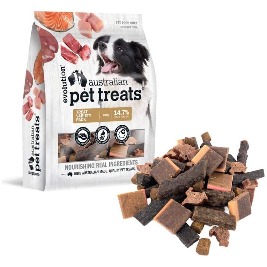 Treat Variety Pack of Mixed Soft Treats for Dogs 400G - Paws and Pats
